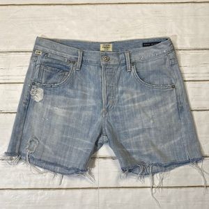 Citizens of Humanity Emerson slim boyfriend cutoff shorts